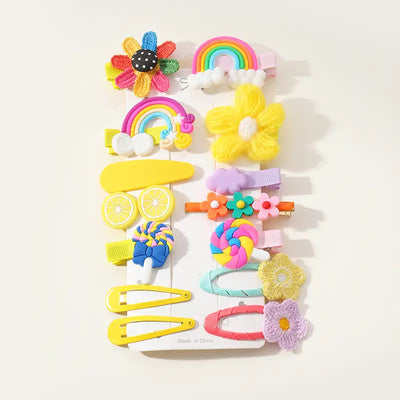 14 Decorated Hair Clips