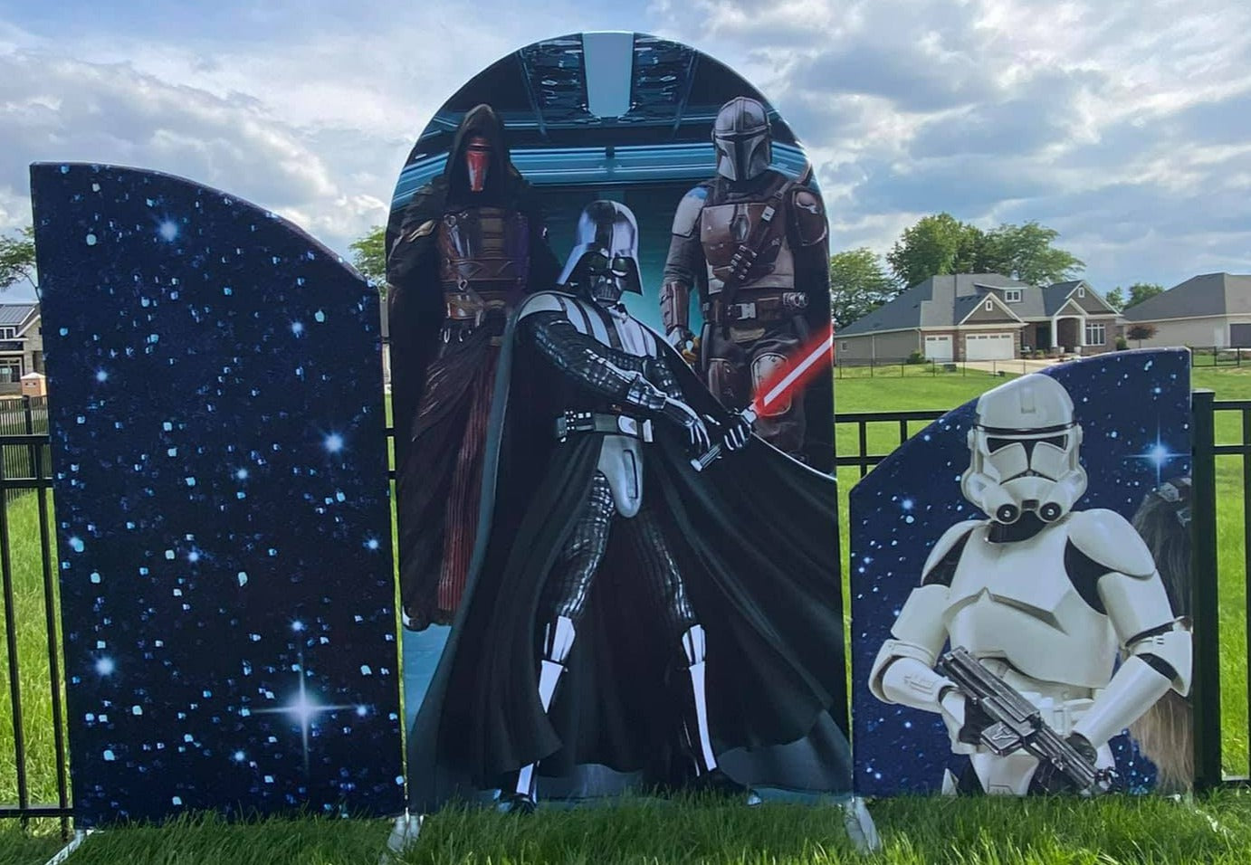 Star Wars Backdrop Fabric Arch Covers-Rental