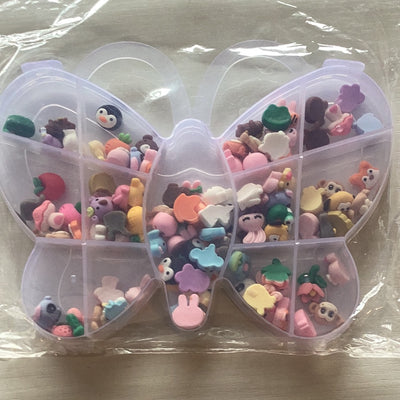 Butterfly Shaped Case with Resin Pieces