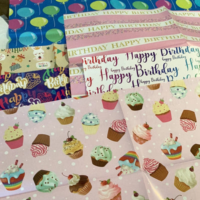 Birthday Wrapping Paper Assortment