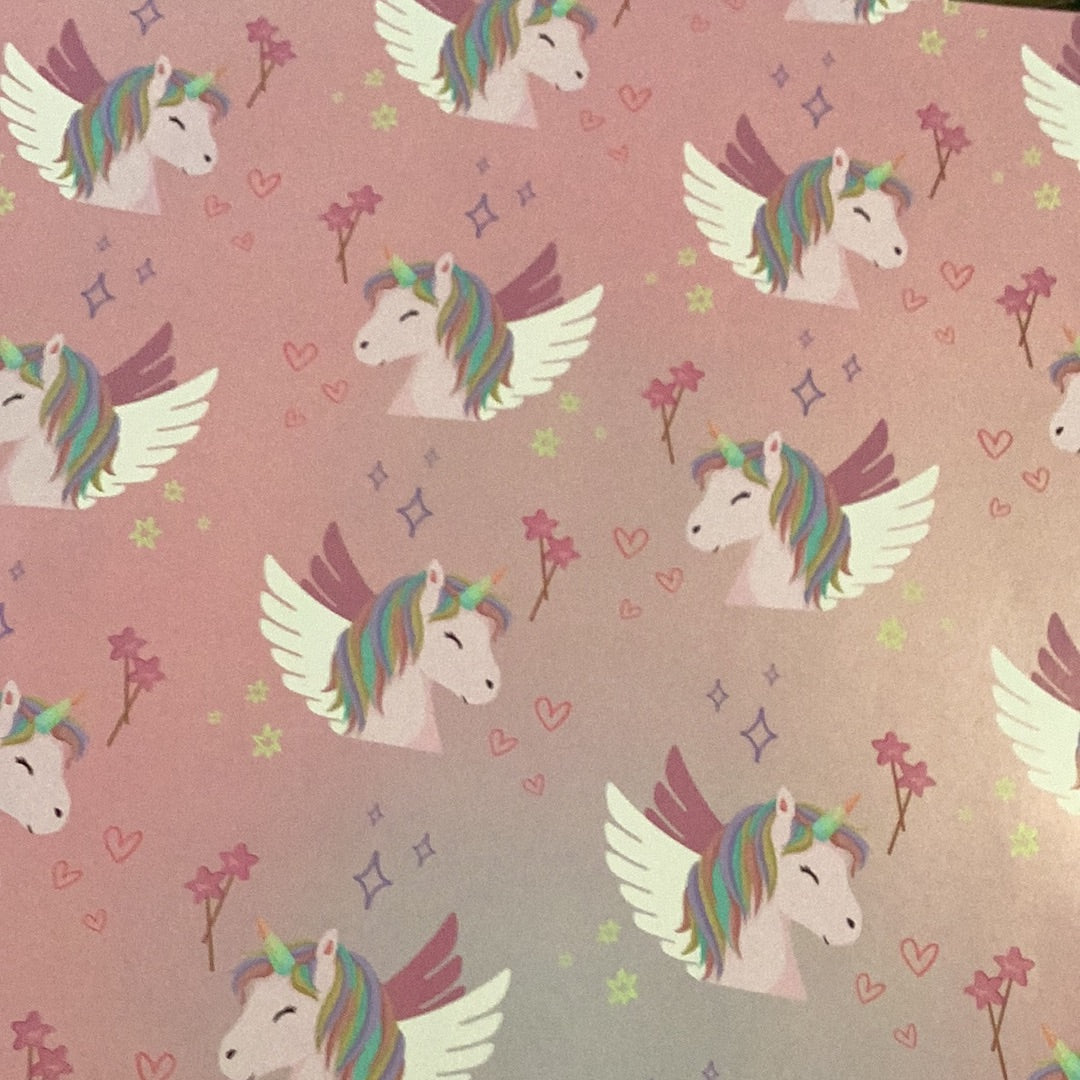 Unicorn Wrapping Paper