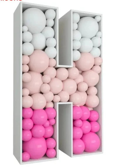 34" Balloon Mosiac Letter Box