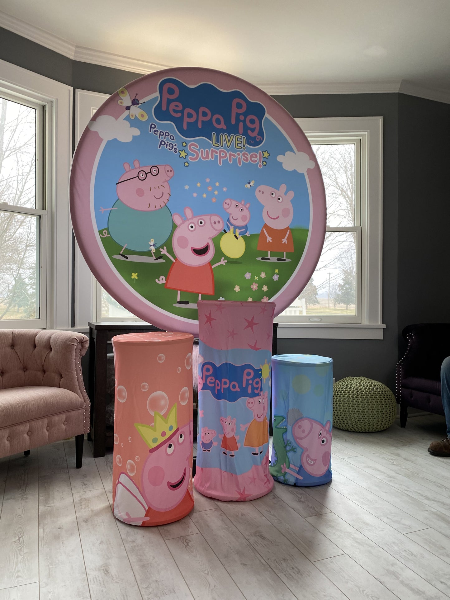 Peppa Pig Round Fabric Cover-Rental