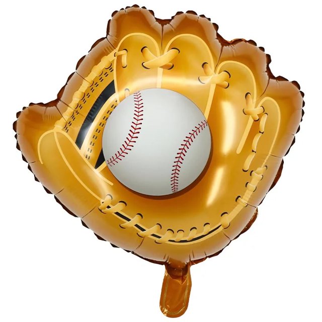 Baseball Glove with Baseball Shaped balloon