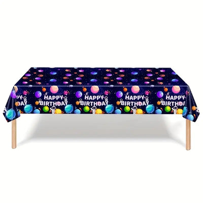 Outer Space Birthday Table Cover