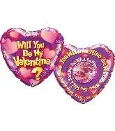 36" Will You Be My Valentine Balloon