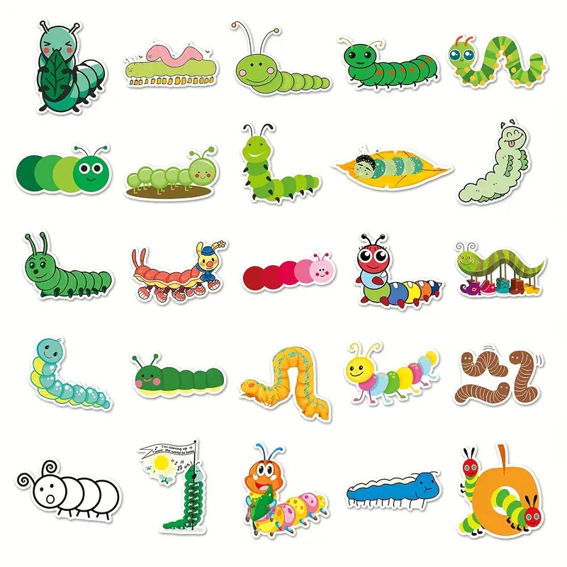 Caterpillar Stickers