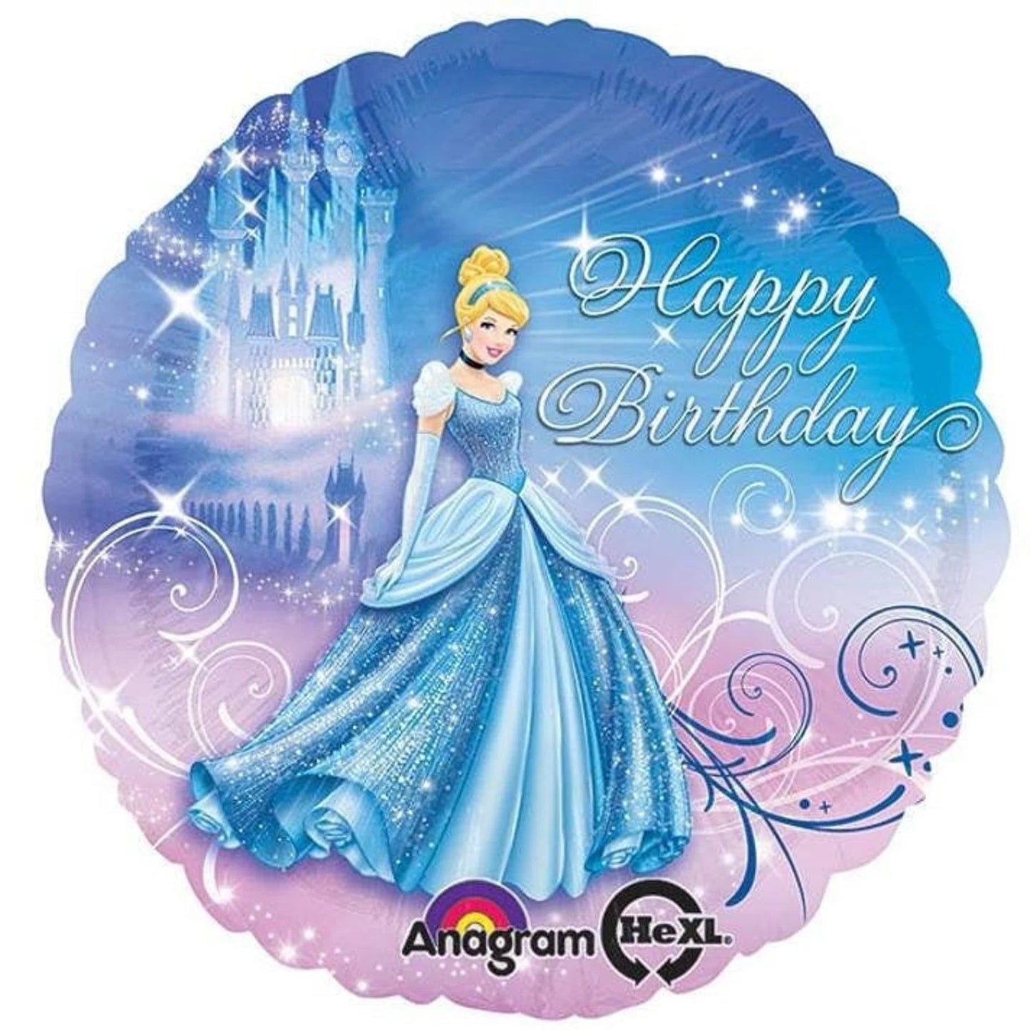 Cinderella 'Happy Birthday' Balloon