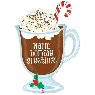 Cocoa Mug with Holiday Greetings