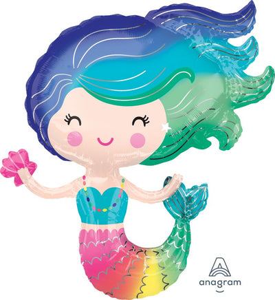 Mermaid Shaped Balloon