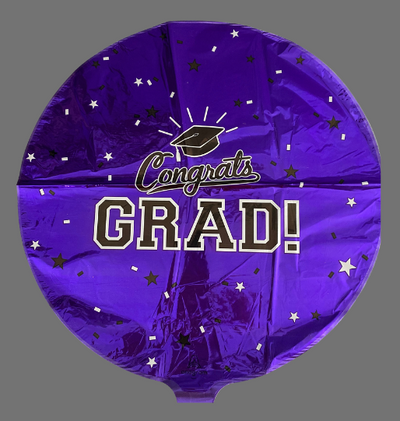 Congrats Grad! 18" round balloon