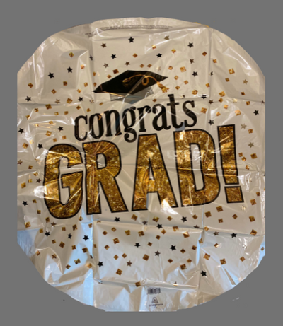 Congrats Grad! 18" round balloon