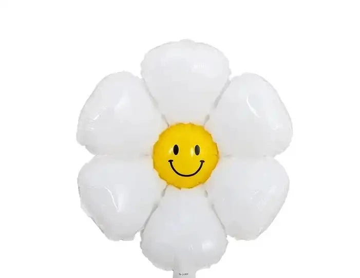 Smiley Face Daisy Balloons