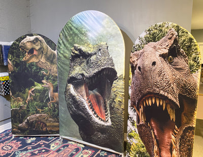 Dinosaur Fabric Arch Backdrop Covers-Rental