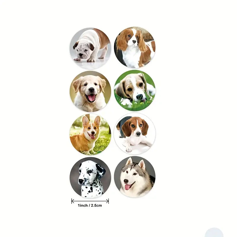 Dog Stickers-Roll