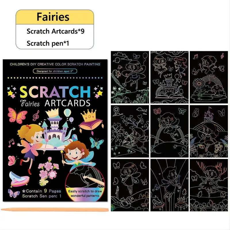 Scratch Art Cards for Kids