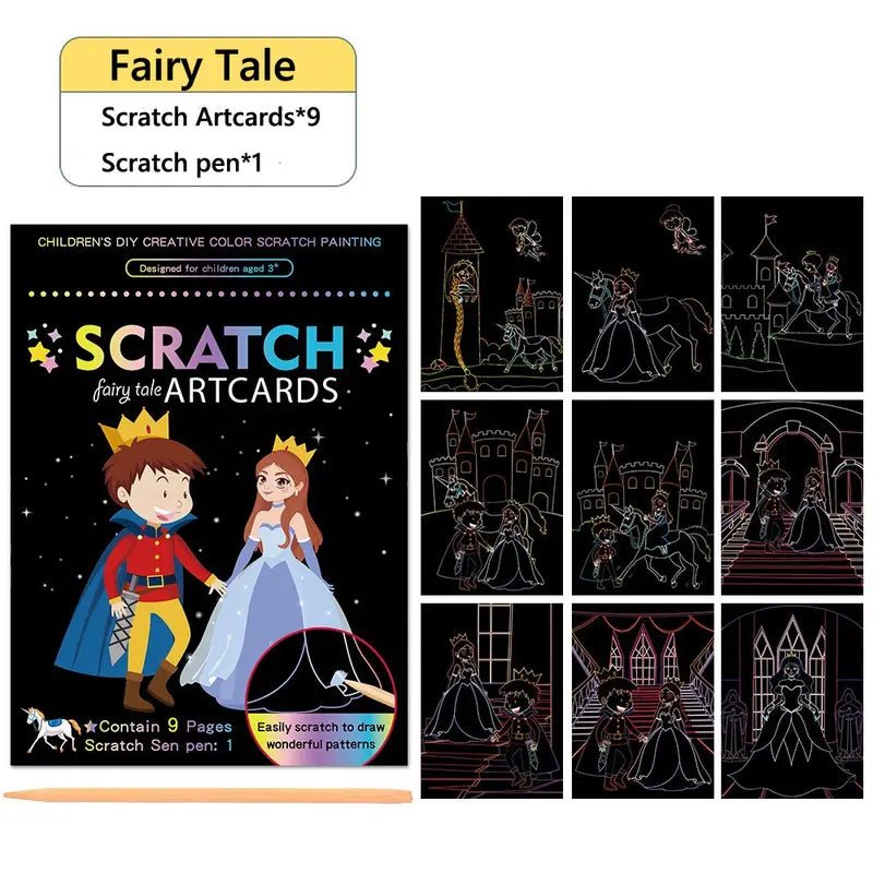 Scratch Art Cards for Kids