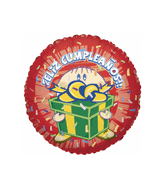 'Feliz Cumpleaños' Present Balloon