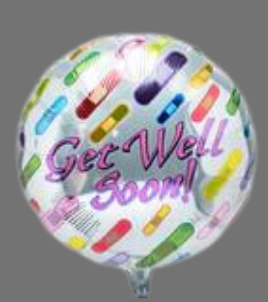 'Get Well Soon' Bandaids Balloon