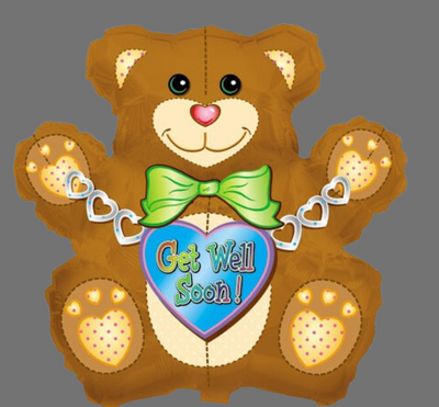 Get Well Bear Balloon