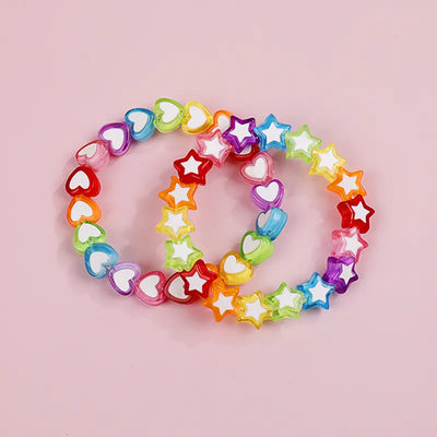 Star and Heart Stretch Bracelets