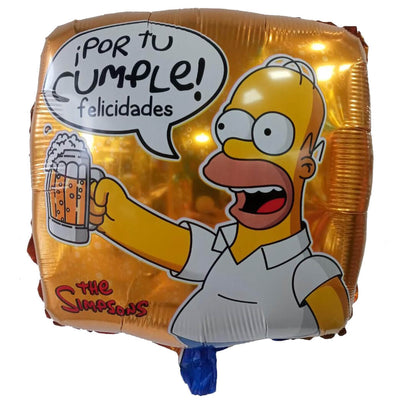 Homer Simpson: "¡ Por tu Cumple felicidades!" Balloon