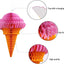 Honeycomb Ice Cream Cone Decorations