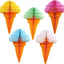 Honeycomb Ice Cream Cone Decorations