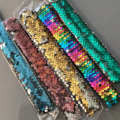 Sequin Slap Bracelets