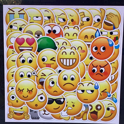 60pc Emoji Stickers