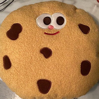 15.3" Chocolate Chip Cookie Pillow