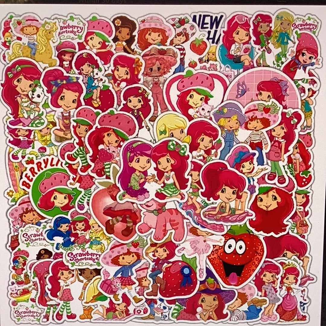 50 pc Strawberry Shortcake Stickers