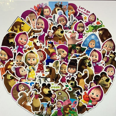 Masha and The Bear Stickers