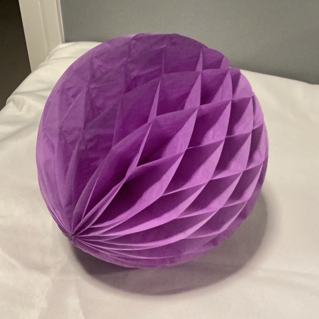 12" Tissue paper Honeycomb Decoration