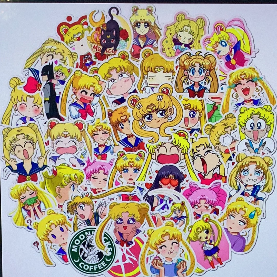 50 pcs Anime Stickers