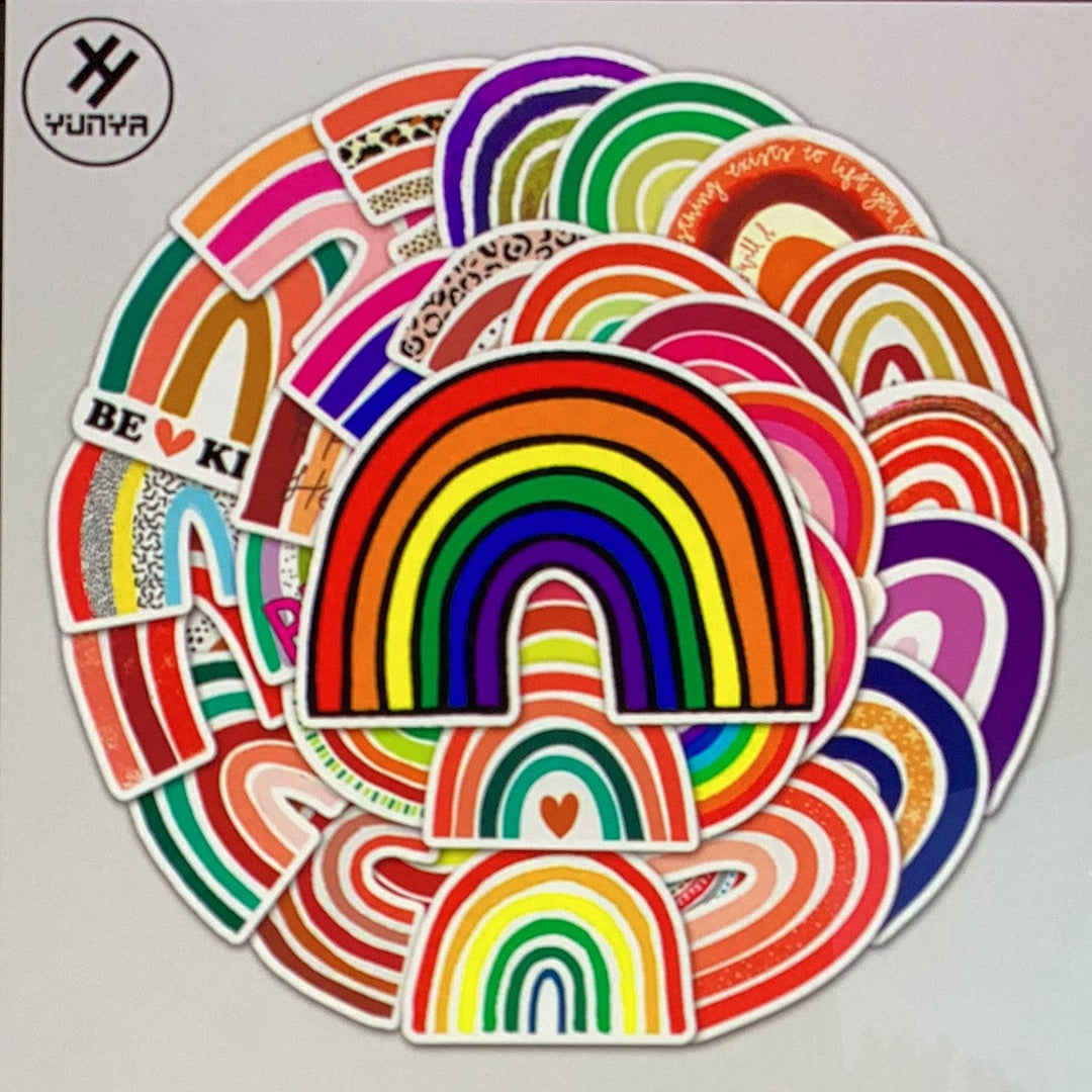 50 pc Rainbow Bridge Stickers