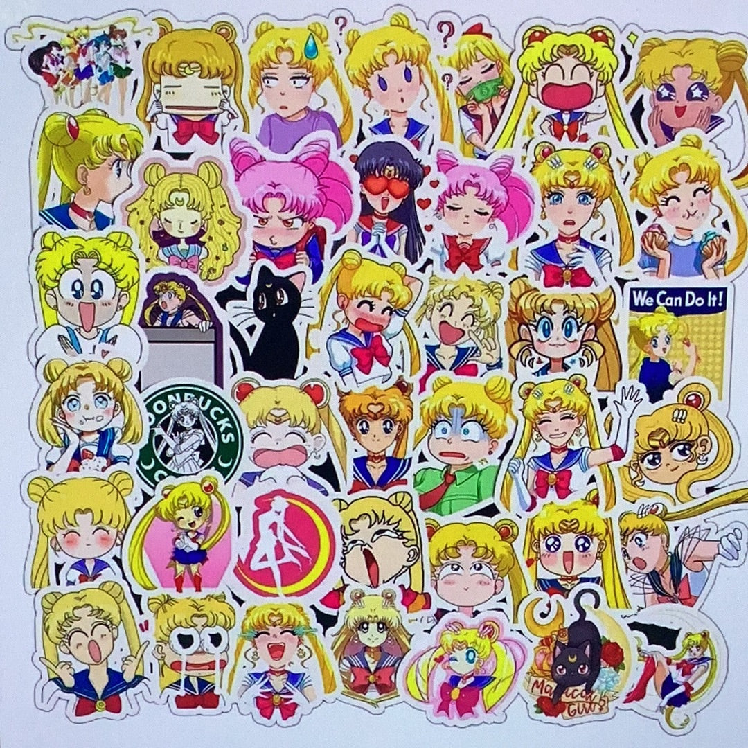 50 pcs Anime Stickers