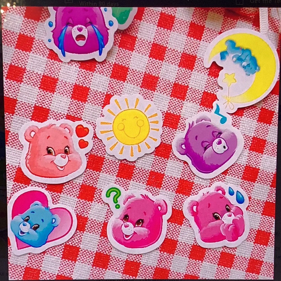 100 pc Care Bears Stickers