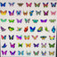 50 pc Butterfly stickers