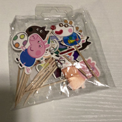 Peppa Pig Cupcake Toppers