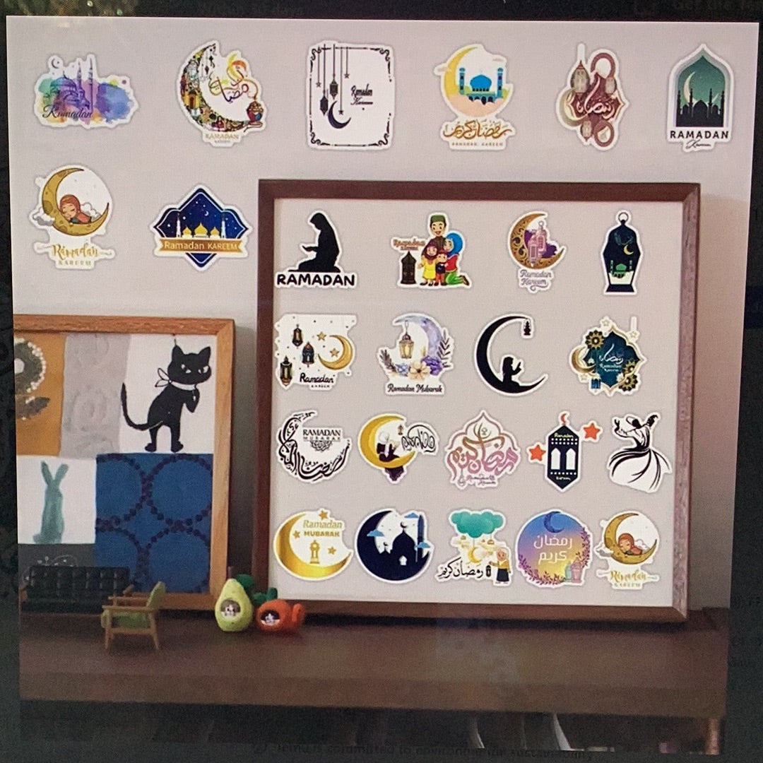 50pc EID Stickers