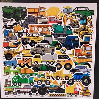 50pc Truck Stickers