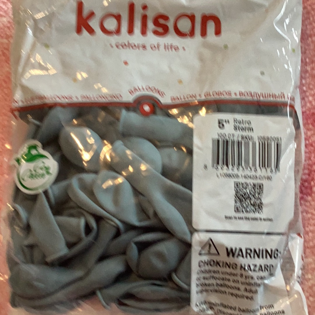 Kalisan Retro Storm Latex Balloons