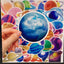 50pc Solar System Stickers