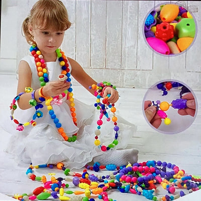 370pc DIYCordless String Beads