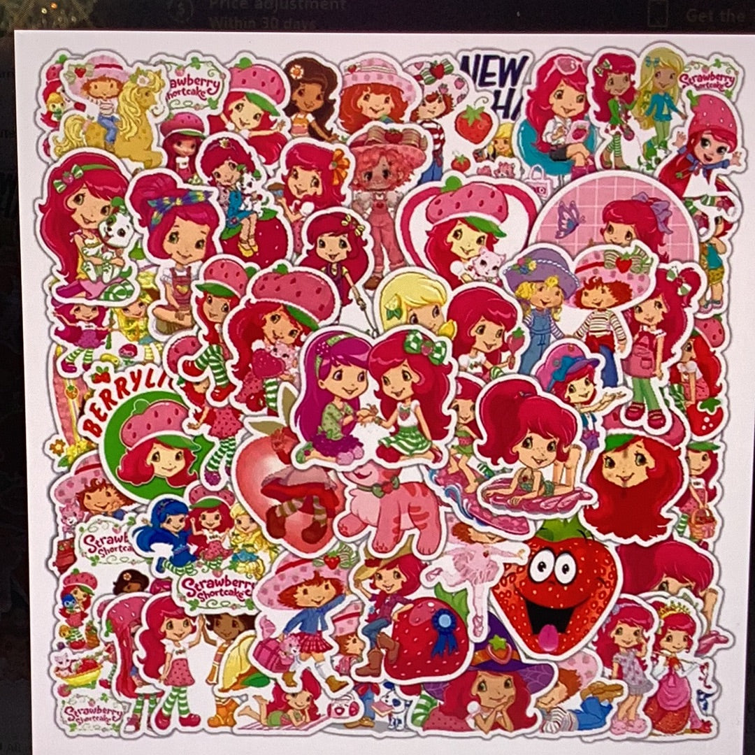 50 pc Strawberry Shortcake Stickers