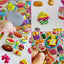 4, 1/4 sheet  food stickers