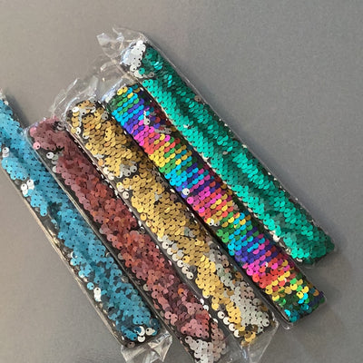 Sequin Slap Bracelets