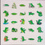 50pc Crocodile Stickers