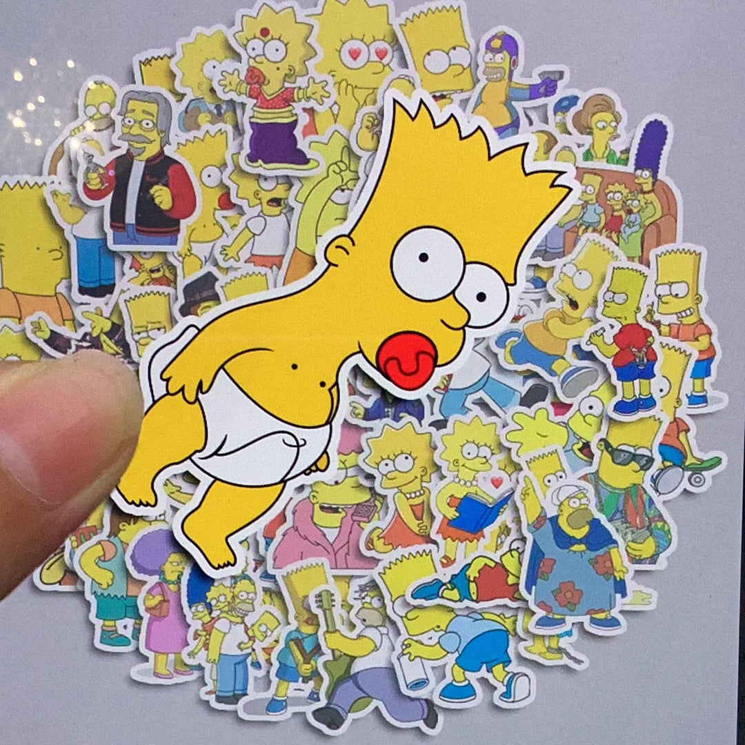 50 pc Simpson Stickers